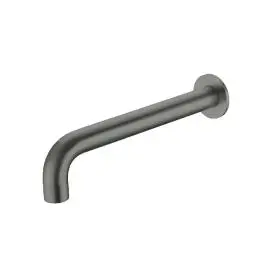 KARA WALL BASIN SET SPOUT ONLY 215MM GUN METAL 