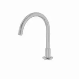 KARA HOB MOUNT GUN METAL BATH SPOUT ONLY G1/2 FEMALE INLET