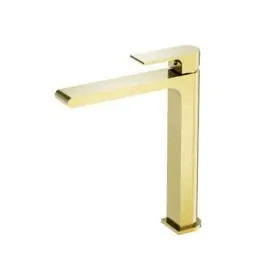 BIANCA TALL BRUSHED GOLD BASIN MIXER