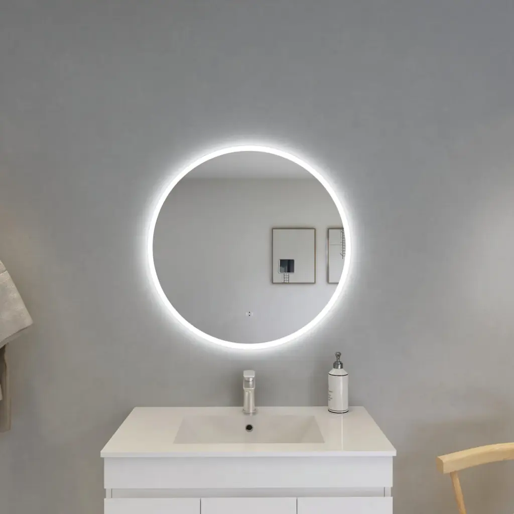 LED backlit mirror with Acrylic strip-800mm