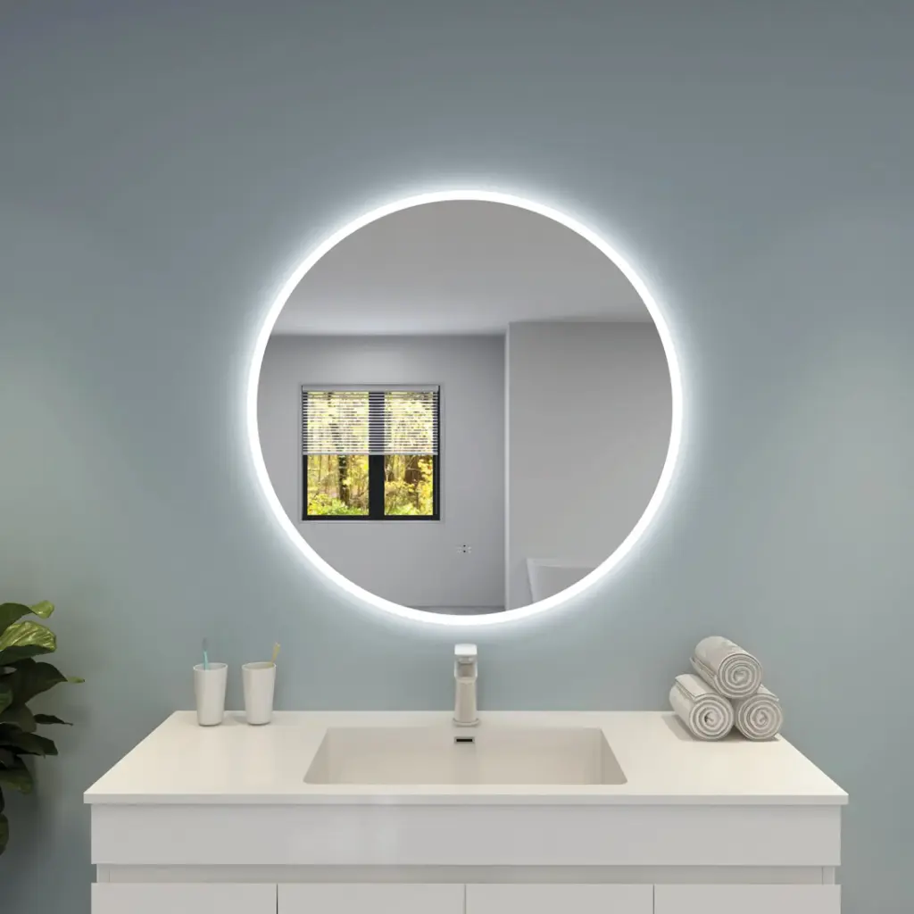 LED backlit mirror with Acrylic strip-600mm
