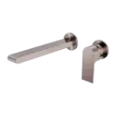 BIANCA WALL BASIN/BATH MIXER SEPARATE BACK PLATE 230MM BRUSHED BRONZE 