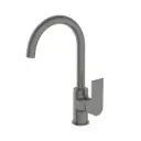 BIANCA GUN METAL KITCHEN MIXER GOOSENECK SPOUT