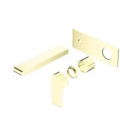 BIANCA BRUSHED GOLD WALL BASIN/BATH MIXER 187MM TRIM KITS ONLY