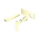 BIANCA BRUSHED GOLD WALL BASIN/BATH MIXER 187MM TRIM KITS ONLY