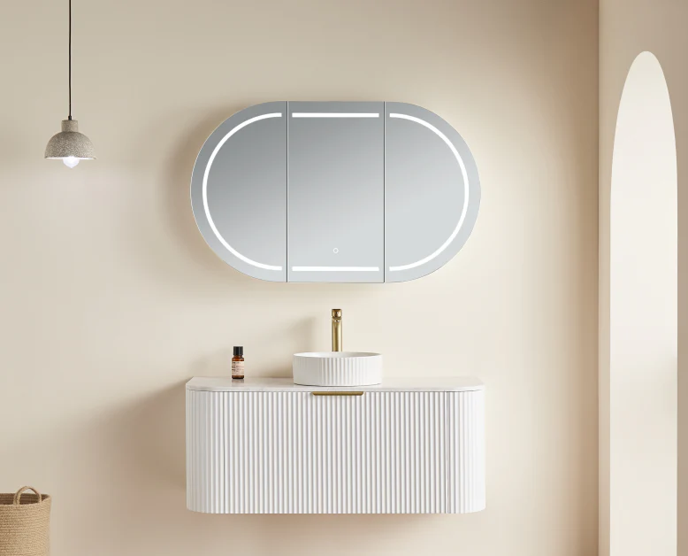 1200x750x155mm Olivia LED Mirror Cabinet