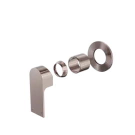 BIANCA SHOWER MIXER 80MM PLATE TRIM KITS ONLY BRUSHED BRONZE 