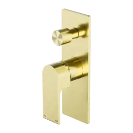 BIANCA SHOWER MIXER WITH DIVERTOR BRUSHED GOLD 
