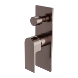 BIANCA SHOWER MIXER WITH DIVERTOR BRUSHED BRONZE 