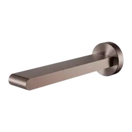 BIANCA FIXED BATH SPOUT ONLY 200MM BRUSHED BRONZE 