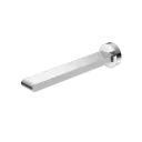 BIANCA FIXED BATH SPOUT ONLY 240MM CHROME 