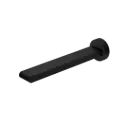 BIANCA FIXED BATH SPOUT ONLY 240MM MATTE BLACK 