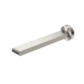 BIANCA FIXED BATH SPOUT ONLY 240MM BRUSHED NICKEL 