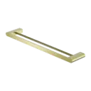 BIANCA BRUSHED GOLD DOUBLE TOWEL RAIL 800MM