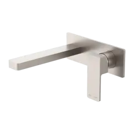 CELIA WALL BASIN/BATH MIXER BRUSHED NICKEL 