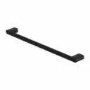 BIANCA 240V MATTE BLACK SINGLE HEATED TOWEL RAIL