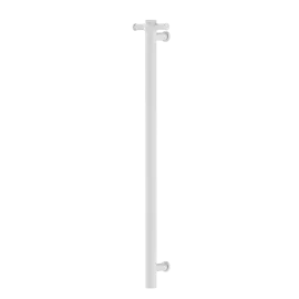 NON-HEATED MATTE WHITE VERTICAL TOWEL RAIL 900MM