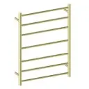 HEATED BRUSHED GOLD TOWEL LADDER BRUSHED