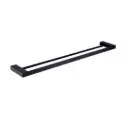 CELIA DOUBLE TOWEL RAIL 600MM MATTE BLACK 