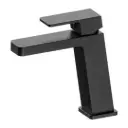 CELIA MATTE BLACK BASIN MIXER ANGLE SPOUT