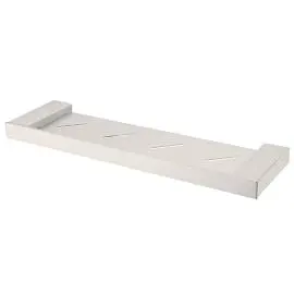 CELIA METAL SHELF BRUSHED NICKEL 