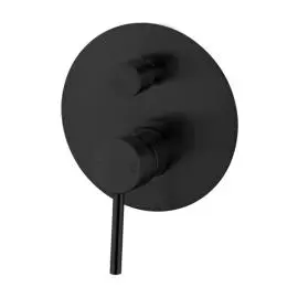 DOLCE MATTE BLACK SHOWER MIXER WITH DIVERTOR