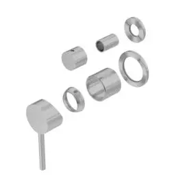 DOLCE GUN METAL SHOWER MIXER WITH DIVERTOR SEPARATE BACK PLATE TRIM KITS