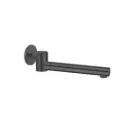 DOLCE MATTE BLACK WALL MOUNTED SWIVEL BATH SPOUT
