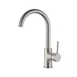 DOLCE KITCHEN MIXER GOOSENECK BRUSHED NICKEL 