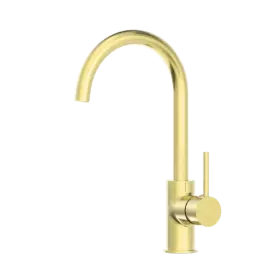 DOLCE KITCHEN MIXER GOOSENECK BRUSHED GOLD 