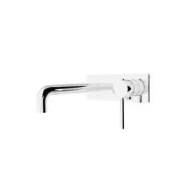 DOLCE WALL BASIN/BATH MIXER CHROME 