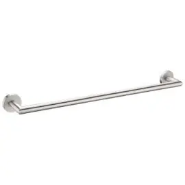 DOLCE BRUSHED NICKEL SINGLE TOWEL RAIL 700MM