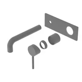 DOLCE WALL BASIN/BATH MIXER TRIM KITS ONLY MATTE BLACK 