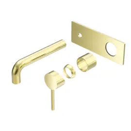 DOLCE WALL BASIN/BATH MIXER TRIM KITS ONLY BRUSHED GOLD 