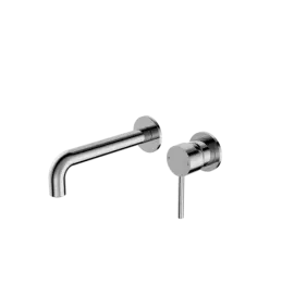 DOLCE WALL BASIN/BATH MIXER SEPARATE BACK PLATE CHROME 
