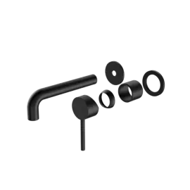 DOLCE WALL BASIN/BATH MIXER SEPARATE BACK PLATE TRIM KITS ONLY MATTE BLACK 