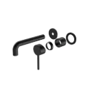 DOLCE WALL BASIN/BATH MIXER SEPARATE BACK PLATE TRIM KITS ONLY MATTE BLACK 