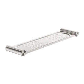 NEW MECCA METAL SHOWER SHELF BRUSHED NICKEL 