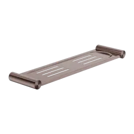 NEW MECCA METAL SHOWER SHELF BRUSHED BRONZE 