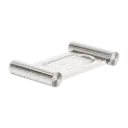 NEW MECCA SOAP DISH HOLDER BRUSHED NICKEL 