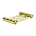 NEW MECCA SOAP DISH HOLDER BRUSHED GOLD 