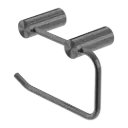 NEW MECCA TOILET ROLL HOLDER GUN METAL  