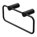 NEW MECCA TOWEL RING MATTE BLACK 