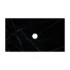 1500mm Stone Top Above Counter - Nero Marquina Marble for Single Bowl