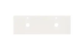 1200*395*18mm Above Counter – Blanc White- Slim Stone Top for Bellevue Ensuite-Double bowl 