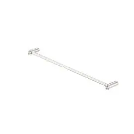 NEW BRUSHED NICKEL MECCA SINGLE TOWEL RAIL 600MM
