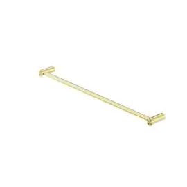 NEW BRUSHED GOLD MECCA SINGLE TOWEL RAIL 600MM