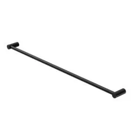 NEW MATTE BLACK MECCA SINGLE TOWEL RAIL 800MM