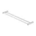 NEW BRUSHED NICKEL MECCA DOUBLE TOWEL RAIL 600MM