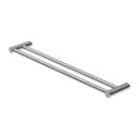 NEW CHROME MECCA DOUBLE TOWEL RAIL 800MM